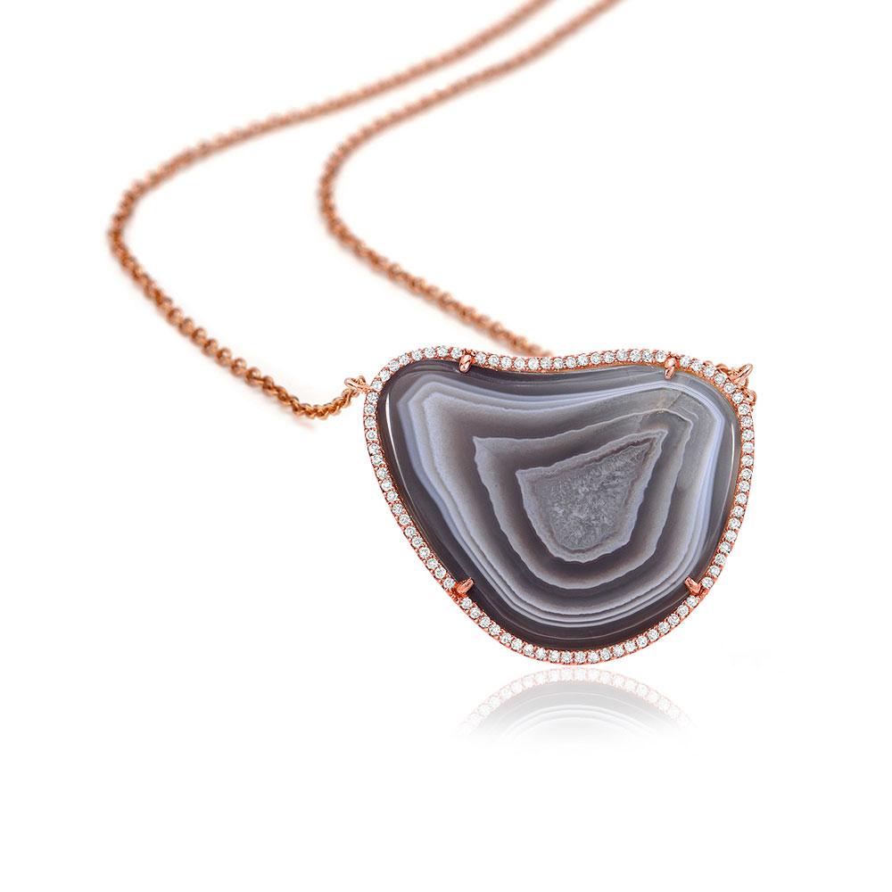 One of a Kind Agate Necklace III