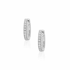 Petite Huggies in white gold