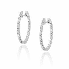 15mm in and out hoops in white gold