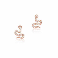 petite snakes in rose gold
