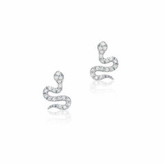 petite snakes in white gold