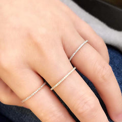 Thin Diamond Eternity Band