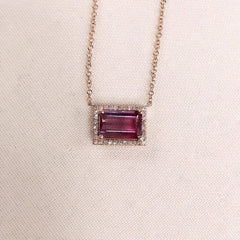 One of a Kind Landscape Tourmaline Necklace