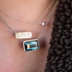 One of a Kind Ombre Tourmaline Necklace