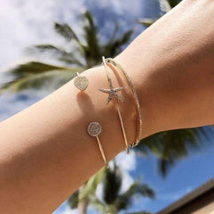 Pear and Round Pave Cuff