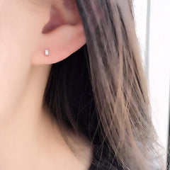 Petite Baguette Post Earrings