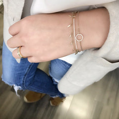 Open Circle Bracelet