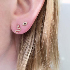 snake and eye posts on ear