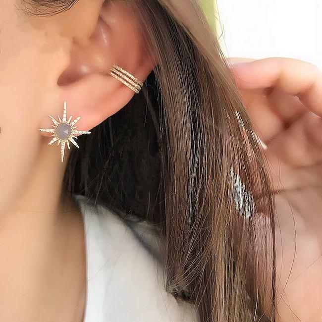 Sunburst Labradorite Earrings