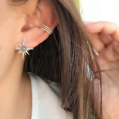 Sunburst Labradorite Earrings