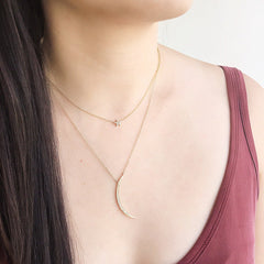 Crescent Moon Necklace