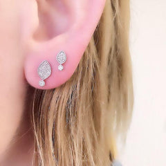 Petite Spade Post Earrings
