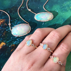 opal rings