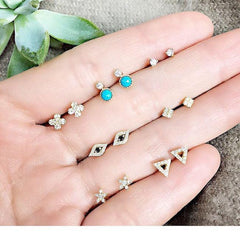 Petite Clover Earrings