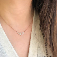 multi marquise necklace