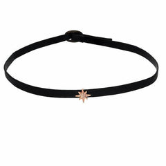 starburst choker in rose gold