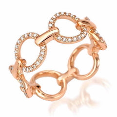 chain band in rose gold