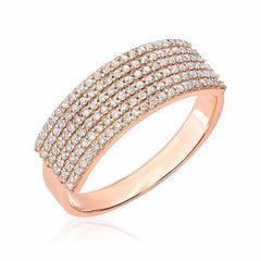 Wide Diamond Band