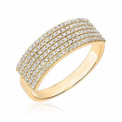 Wide Diamond Band
