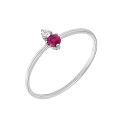 Souli Colored Stone And Diamond Ring