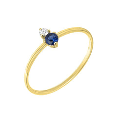 Souli Colored Stone And Diamond Ring