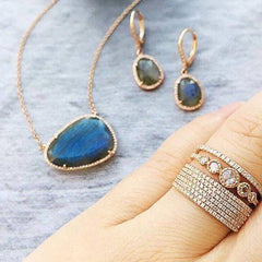 wide diamond band shown on hand