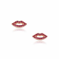 Mini Lips Post Earrings